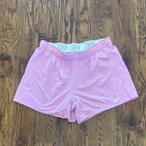 Nike Women's Light Pink Athletic Shorts